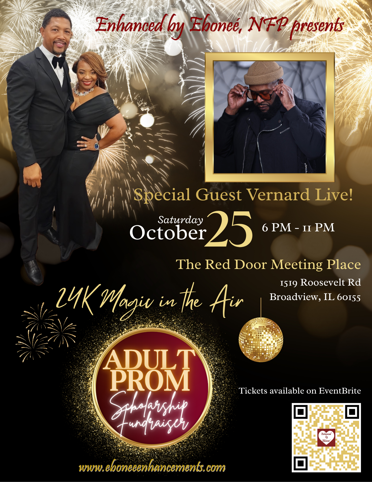 Enhanced by Eboneé, NFP ~ Adult Prom Scholarship Fundraiser - Donations